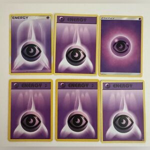 Psychic energy Pokémon cards